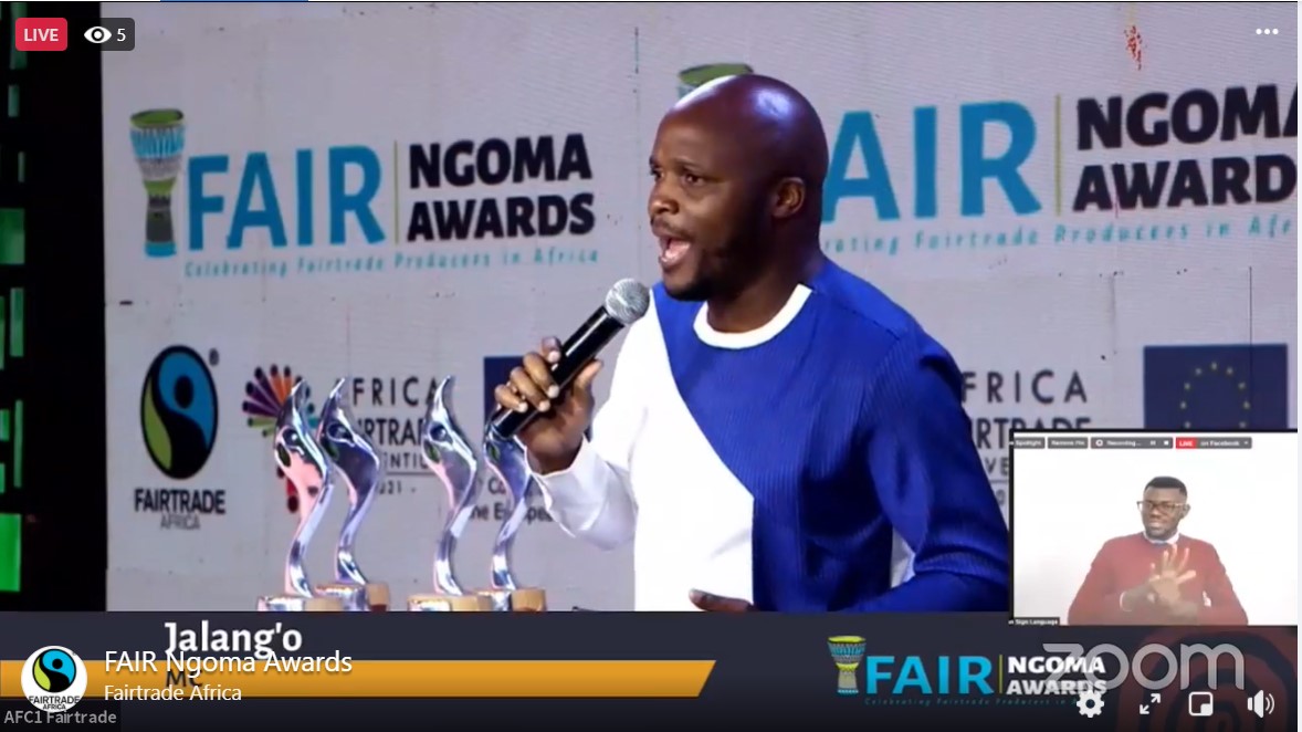 FairtradeAfrica's tweet photo. We are live now on Facebook. Join us for the #FairNgomaAward
#FairtradeAfrica
#ProducersLead
#AfricaFairtradeConvention https://t.co/25Mb6lOyua