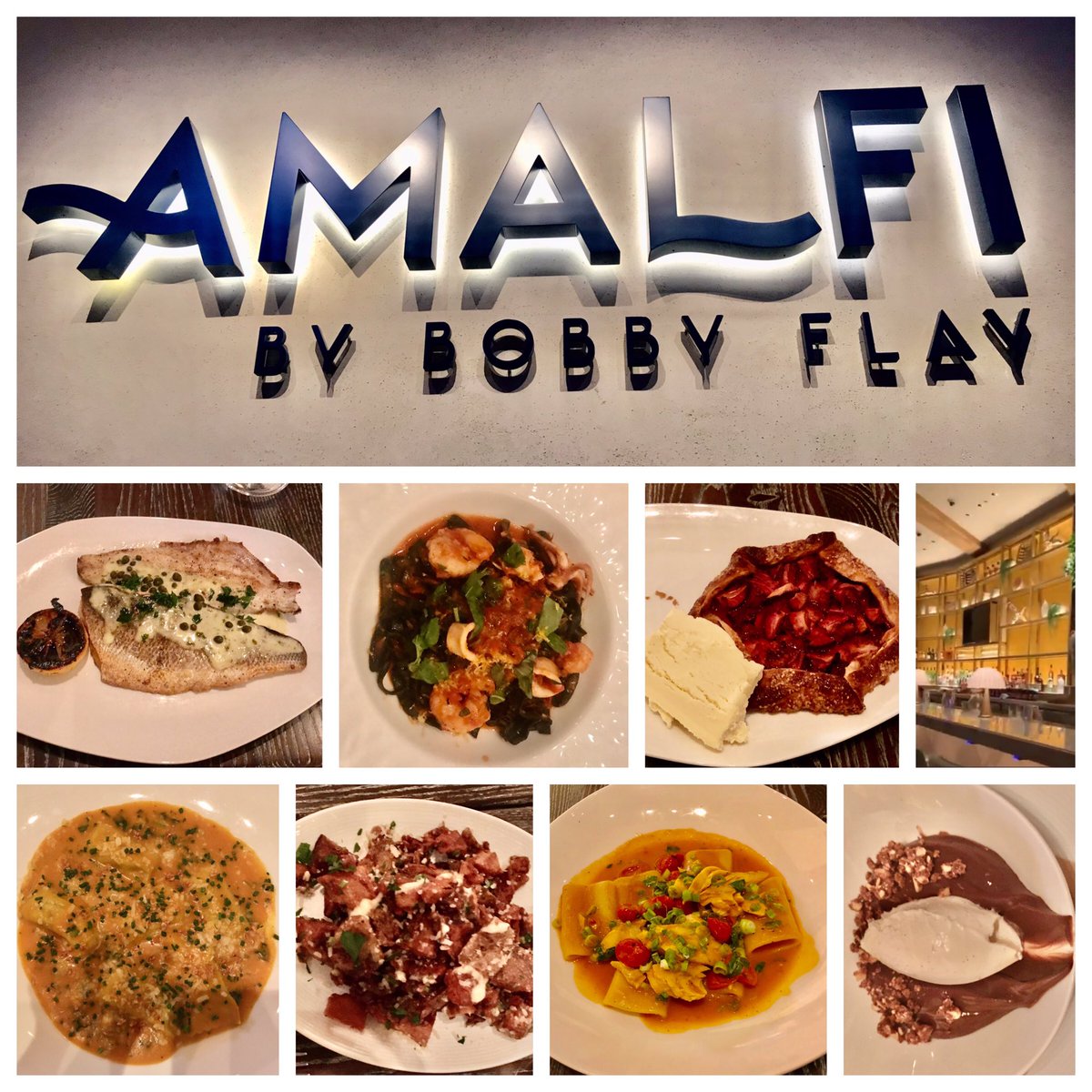 @bflay @amalfilasvegas Amazing food & service! Truly an experience we won’t forget… Everything we ate was EXCELLENT! 😘❤️❤️❤️ #BobbyFlay #amalfi #CaesarsPalace #BestRestaurant #Italian #Foodie