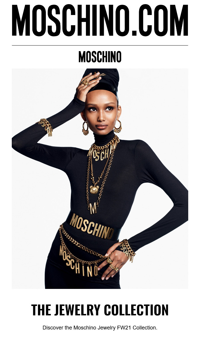 moschino jewelry