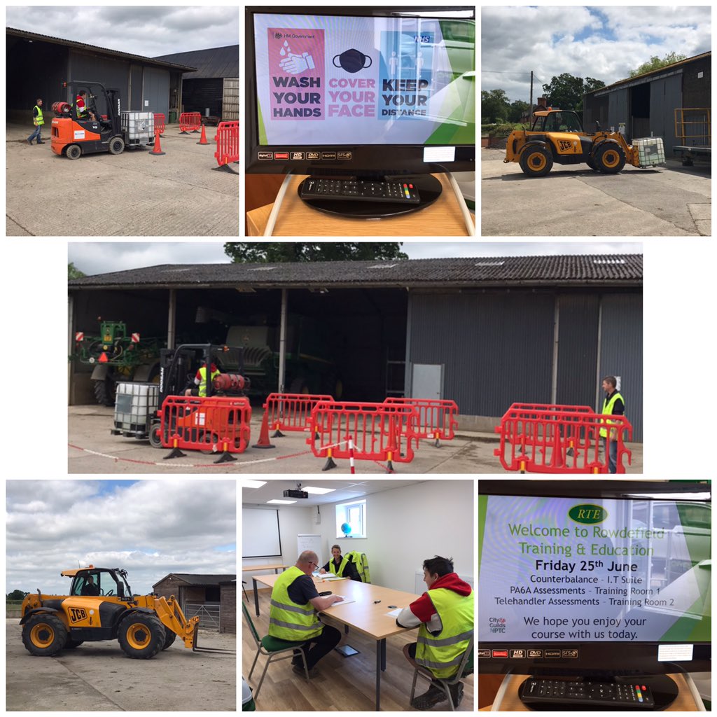 RowdefieldT's tweet image. City &amp;amp; Guilds assessor N Williams was with us today carrying out Telehandler, PA6A and Counterbalance assessments. All candidates were trained at Rowdefield Training and Education by instructors John and Luke! 100% pass rate, great job everyone #teamrowdefield