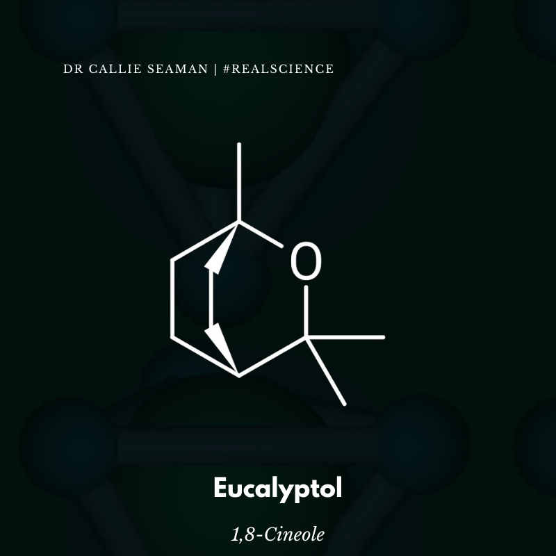 dr_CallieSeaman's tweet photo. The weeks molecule of the week is Eucalytol.
The monoterpene found in high concentrations plants such as sage, https://t.co/SLBW12ZfJj