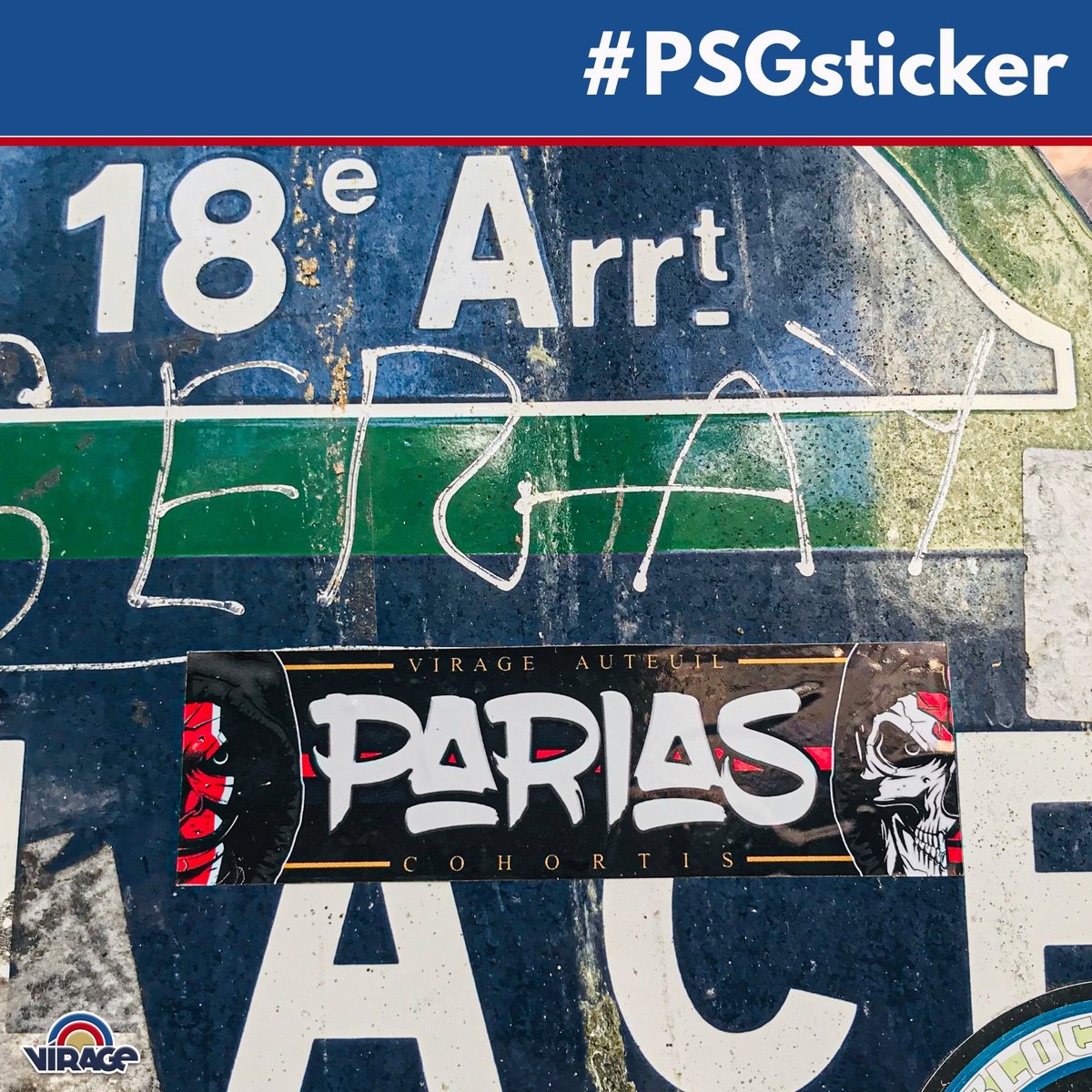 VirageParis75's tweet photo. π΄ππ΅ Coucou les PARIAS ! Tapissage du 18Γ¨me...
@PSG_inside #PSGSticker #Ultras #Parias #PSG #Paris https://t.co/wAuntT6LFj