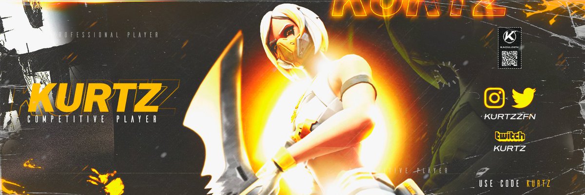 DznKadu's tweet photo. Header for @kurtzzfn 
.
.
.
Created by: @DznKadu 
.
.
.
#Fortnite #design #FortniteArt https://t.co/p9GiURQlns