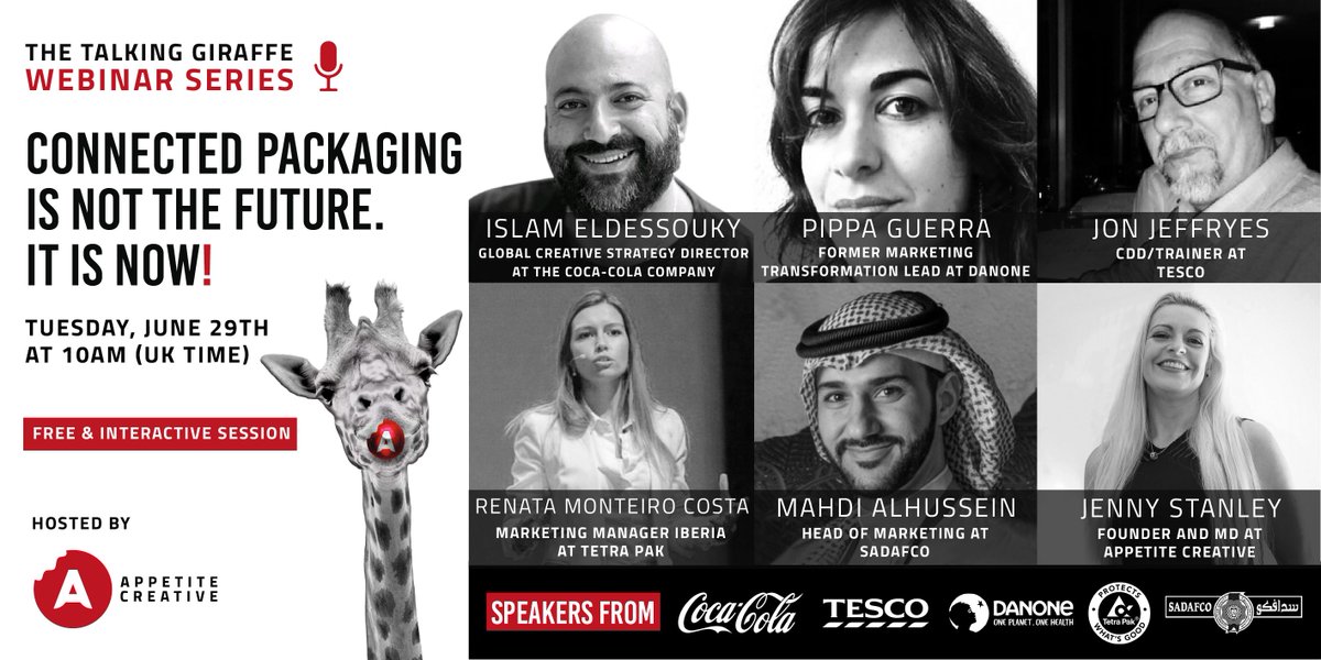 appetite_tweets's tweet photo. Take your chance and register here: https://t.co/VWd4PvBG3z
#AppetiteCreative #TTG #WebinarSeries #ConnectedPackaging #SmartPackaging #ConnectedExperiences https://t.co/KPA3j1eeEU