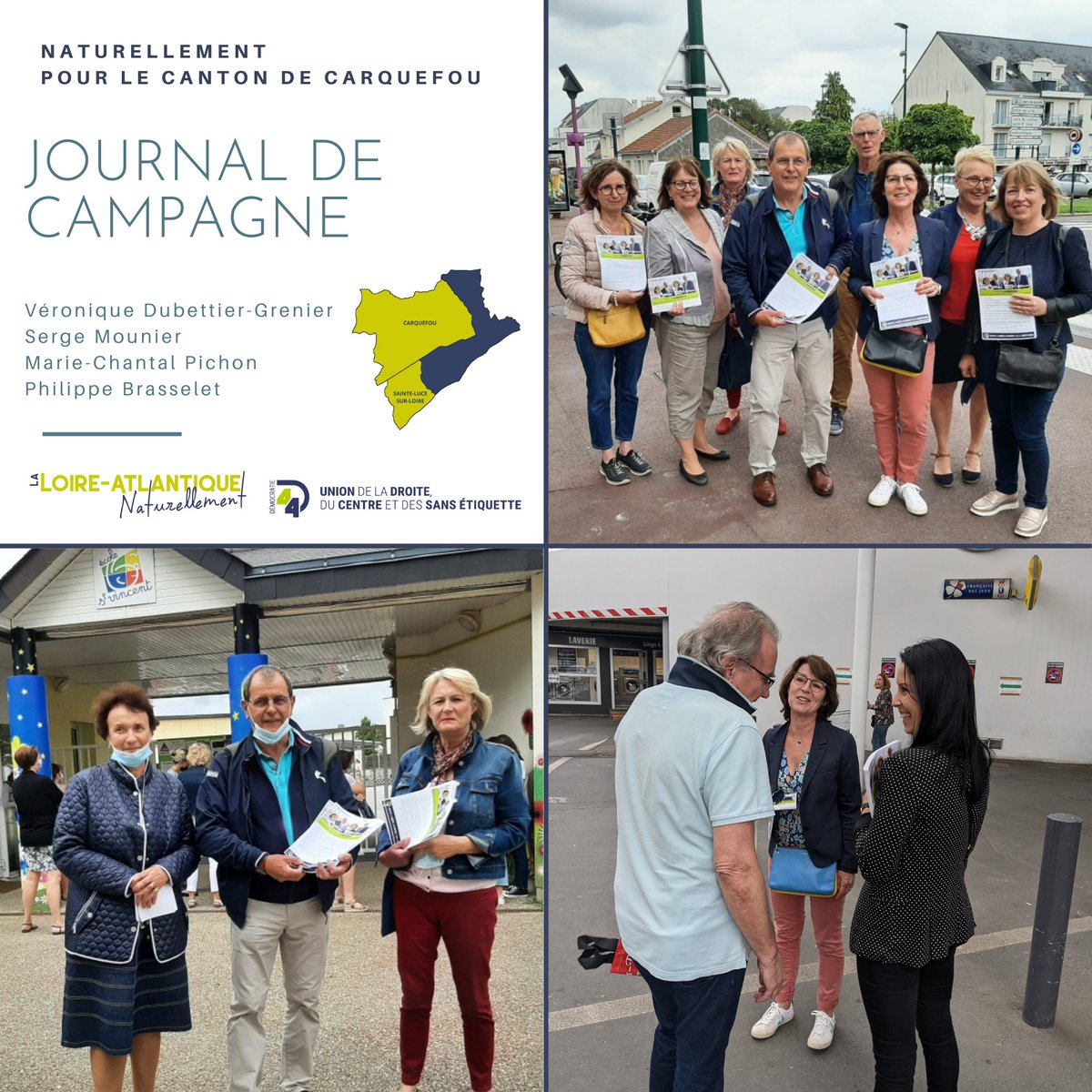 Dernière ligne droite à Sainte-Luce-sur-Loire et Carquefou ce soir, pour les équipes de <a href="/dubettiervero/">dubettier véronique</a> et <a href="/MounierSerge/">Serge MOUNIER</a>

#CantonCarquefou
#LaLoireAtlantiqueNaturellement #Democratie44