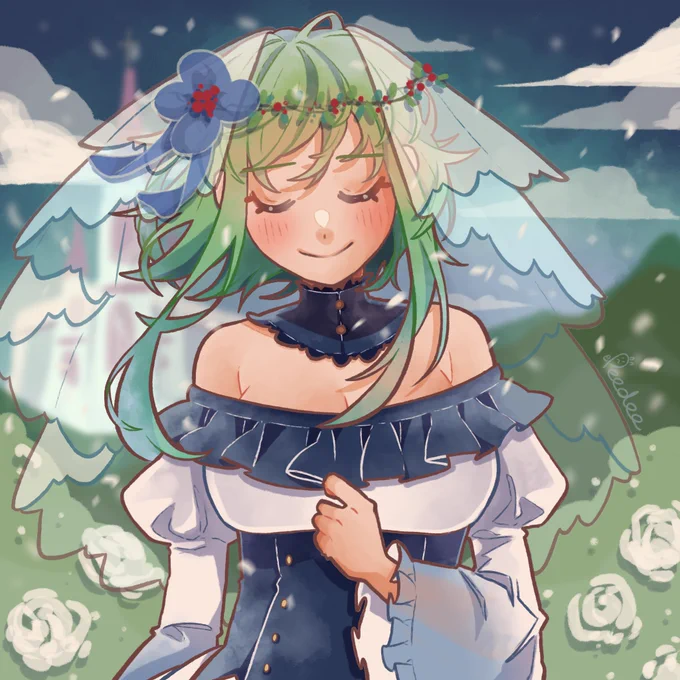 I drew Flowlight by 夜烏P @yogarasu27x for #gumicollab2021 
#GUMI誕生祭2021
#GUMI誕生祭 