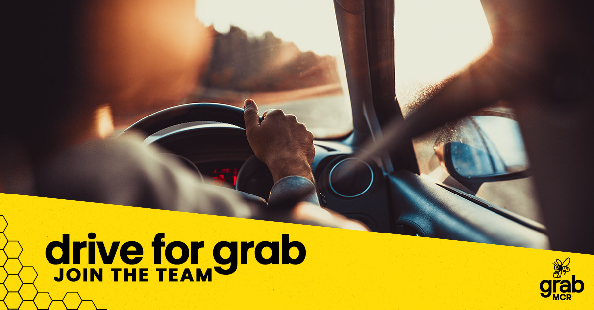GrabMcr's tweet photo. We pay our drivers more than any other food delivery company in Manchester 🐝 🚲 🚙
No matter where you deliver to in Manchester, you will receive the entire delivery fee. 
Join the Love Local revolution ➡️ https://t.co/X2GYgaL6QO
#LoveLocal #grabMCR #Manchester https://t.co/mvX8EI5zNK