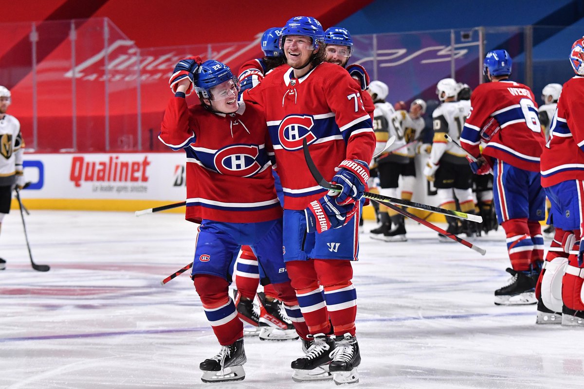 NHL's tweet photo. What a night in Montreal! 🔴🔵 #StanleyCup https://t.co/JQAHzLdMza