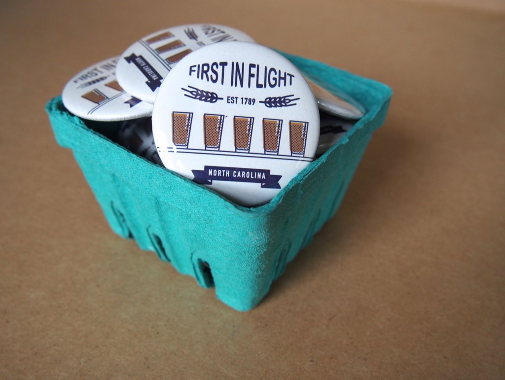 LAST CALL for 1st in Flight swag: bottle openers, magnets &amp; pin-back buttons, $.75+. 🍻ALL EDIA SALES END TODAY! ⏰ Shop at ediamaps.com before we close up shop for good. 👋🏻