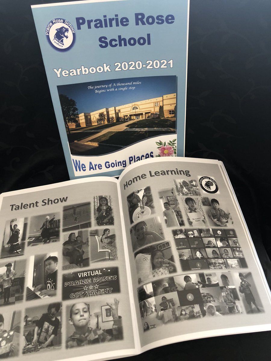 PrairieRoseWSD's tweet photo. Watch for the Prairie Rose 2020 - 2021 yearbook to arrive with your report card package. https://t.co/hwN07IzoZ2