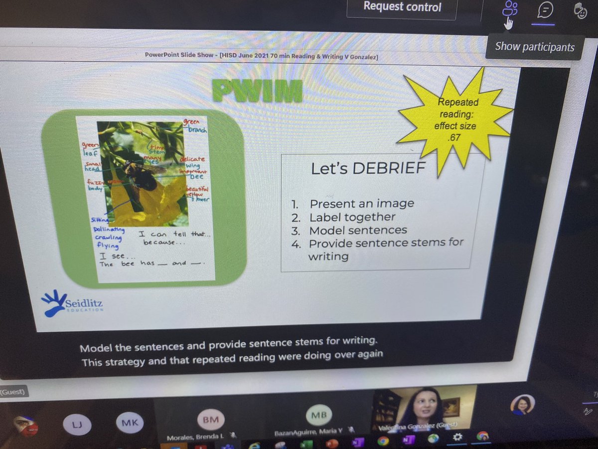 Picture Word Inductive Model PWIM Building 📖/📝content + academic language to support ELs @ValentinaESL @HISDMultiPrgms @A180_HISD #MLSYM21 #HISDMultiPrograms #MLPDTeam