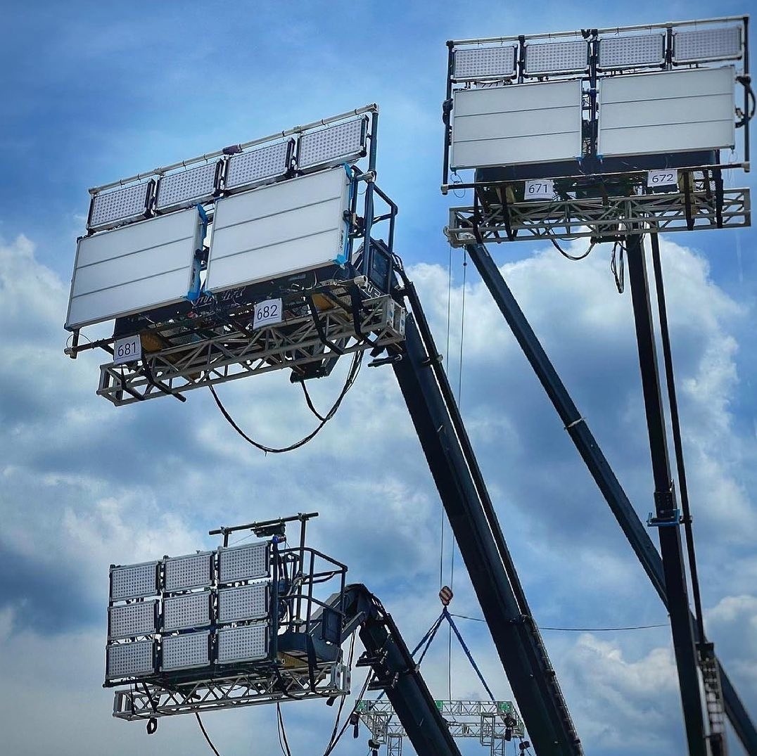 If you missed this doing the rounds, here's a great shot from Gaffer, Raffi Sanchez getting ready for some night work with a few Creamsource Vortex8 and Skypanels.⁠⁠

If you've already seen it, we think you'll agree it's worth seeing again 😜
⁠⁠
📷 <a href="/raffisanchez/">rafael sanchez</a>⁠⁠
⁠⁠