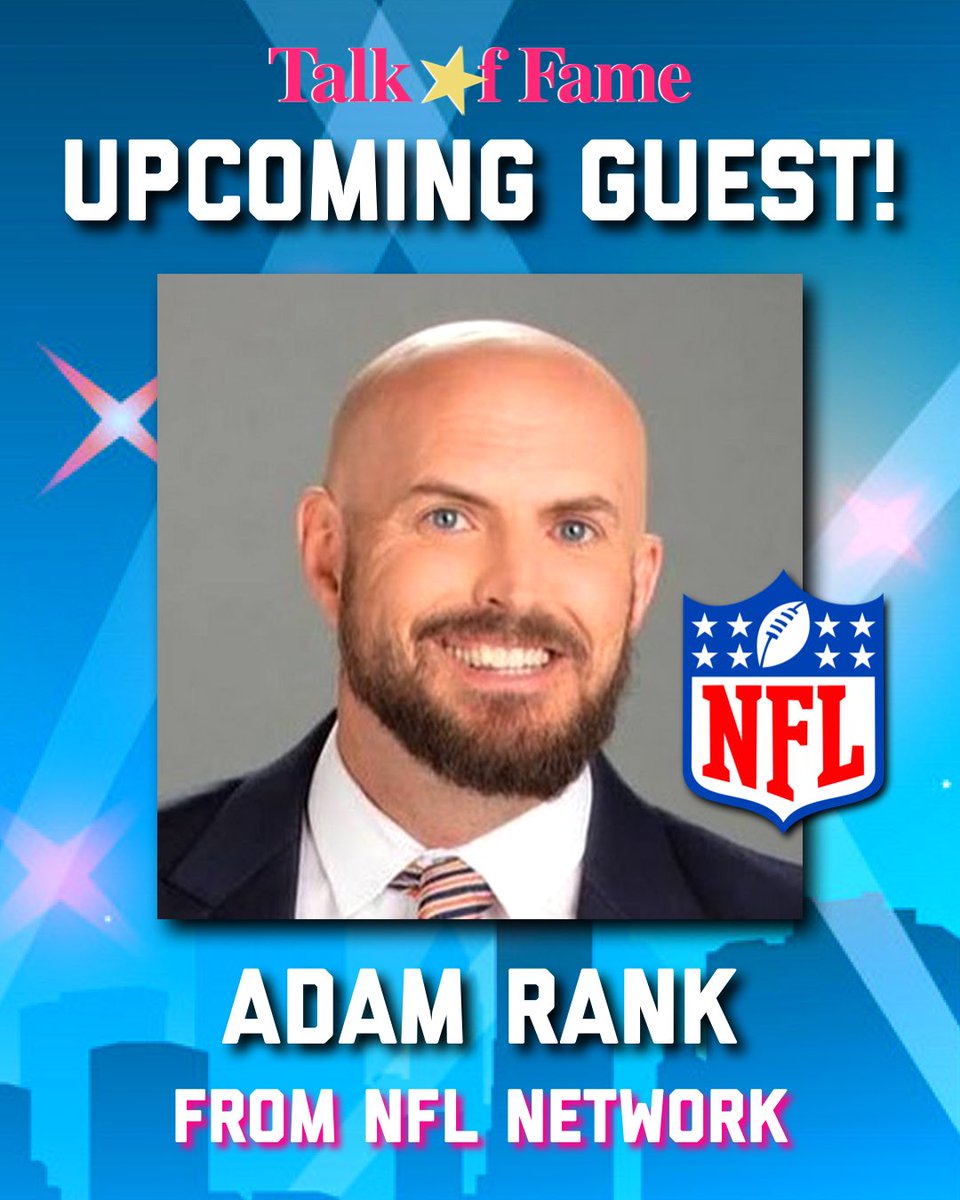 TalkOfFame's tweet photo. Don’t miss the hilarious Adam Rank! https://t.co/vzTvOEuSey