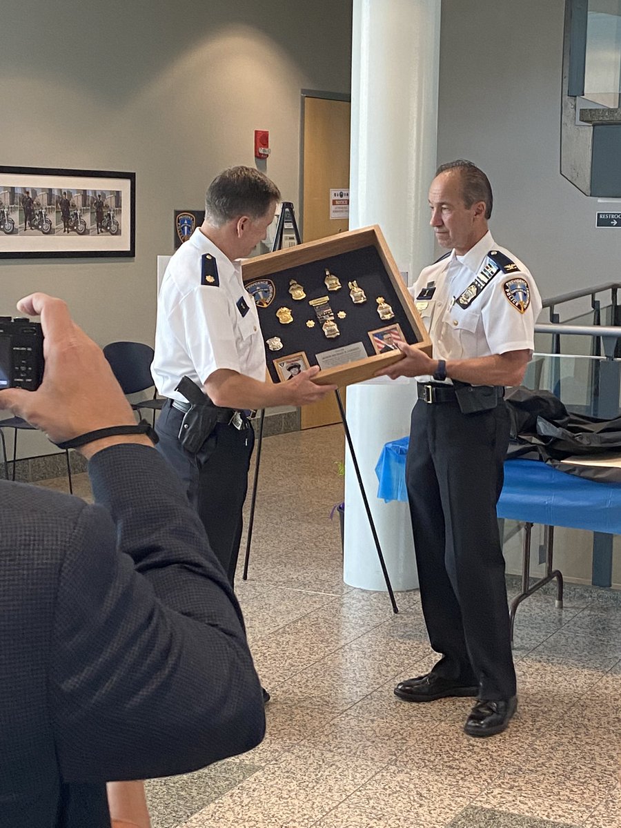 Loved attending yesterday’s send off for two amazing Majors with <a href="/PvdPublicSafety/">Pvd Public Safety</a>. Majors Correia and Lepre will be missed!