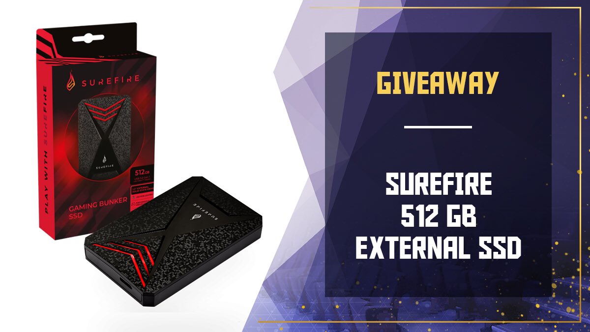 🎁 Giveaway time 🎁 

To celebrate our partnership with SureFire , try to win one SSD  512 GO 🤗

▶️ Rt and follow <a href="/MastersClashEU/">Masters Clash Event</a> and <a href="/SureFireEU/">SureFire</a> 
▶️ Results 8 july 

Good Luck 🤞