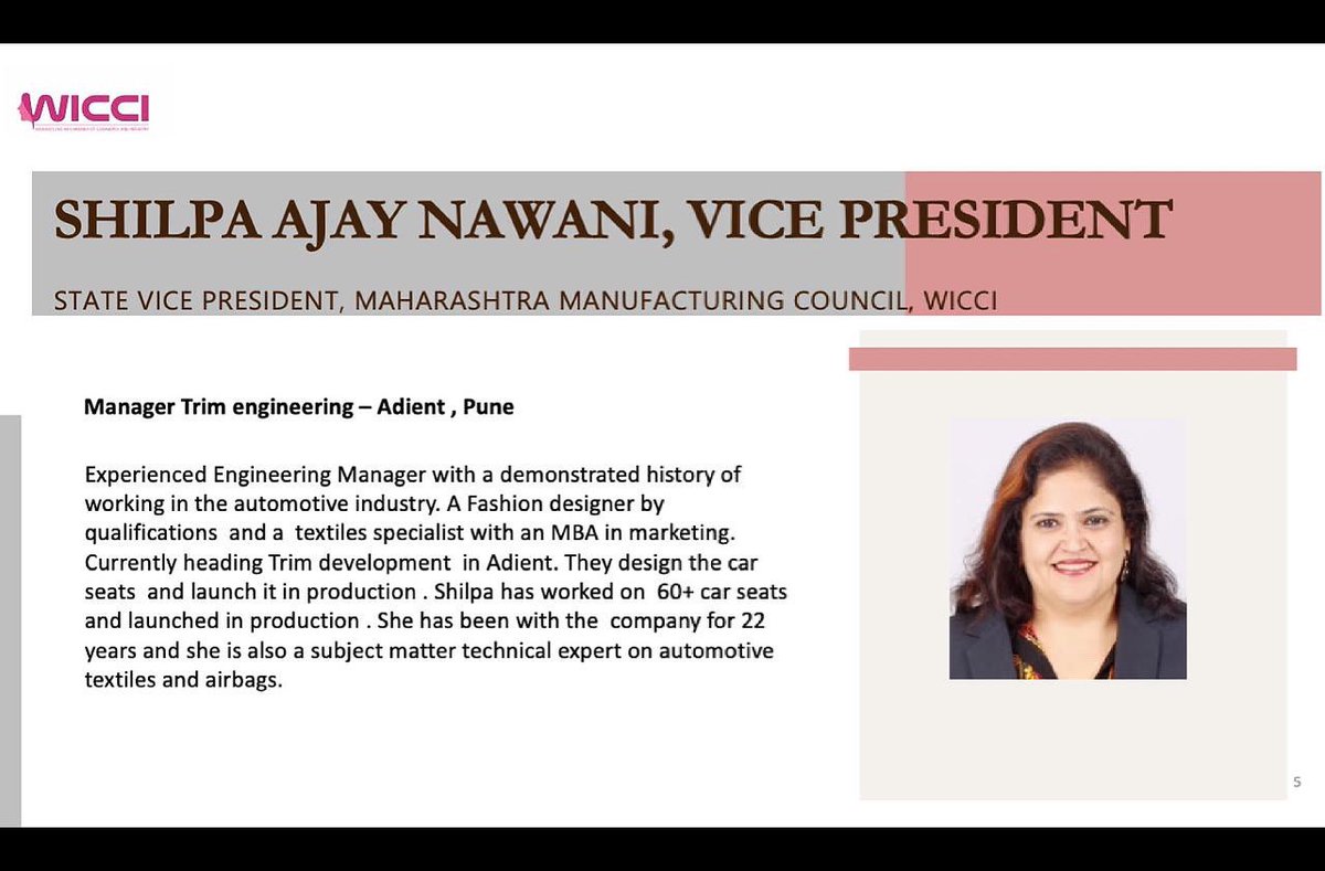WICCI Maharashtra Manufacturing Council tweet media