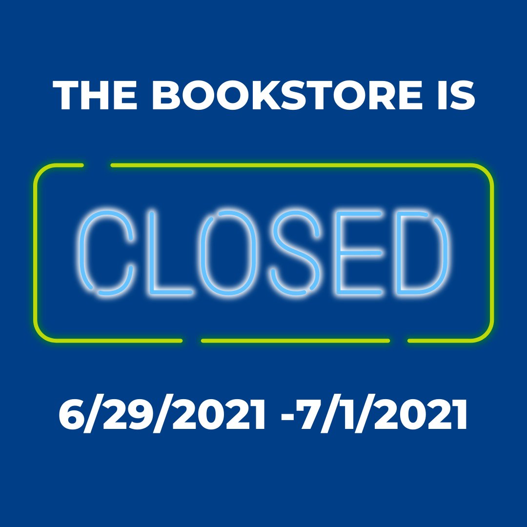ASbookstoreWWU's tweet photo. The AS Bookstore is closed in-store and for online orders from 6/29 - 7/1 https://t.co/b4RLN6jC3x