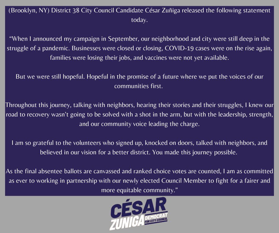 We end this campaign eternally grateful to the volunteers that connected with neighbors and believed in our vision, and remain committed as ever to continuing to do the work in partnership with the community for a fairer and more equitable district and city.✊🏽
