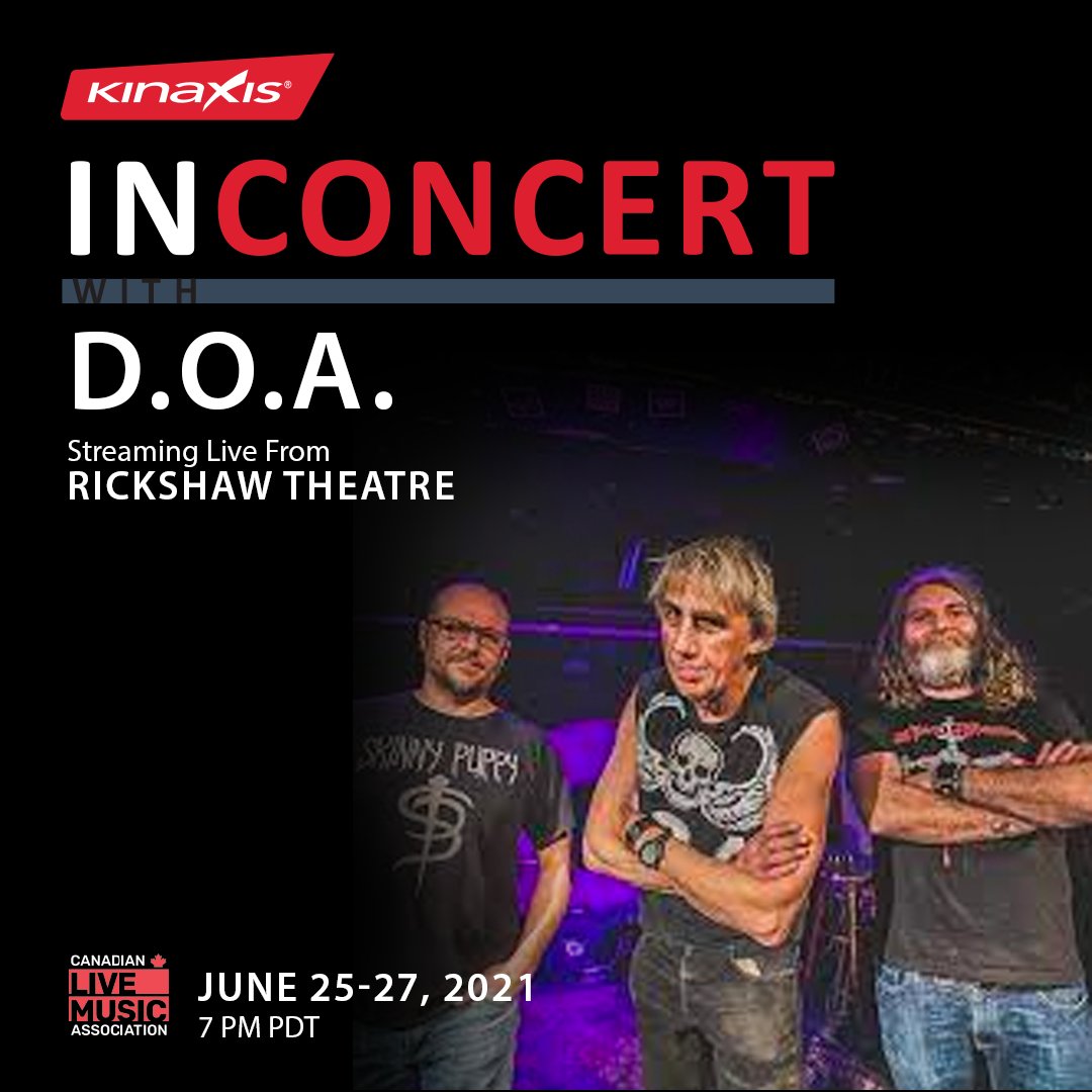 Kinaxis's tweet photo. We have THREE #KinaxisInConcert shows this weekend!
Fri: @TheRezKids wow with their iconic hip-hop
Sat: Larry Foley & Kevin Evans, Flowerhill and The Bishops share a taste of Eastern Canada
Fri - Sun: Legendary punk bank D.O.A. rocks @RickshawTheatre
https://t.co/tbxfsczdoF https://t.co/TLI0hfSv4U