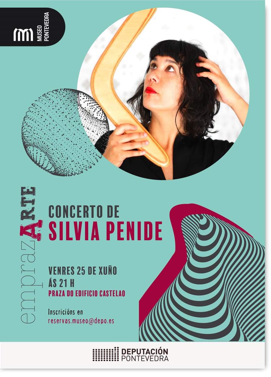 soncarla_'s tweet photo. 🎉Esta tarde nos unimos a la conga de Silvia Penide  hasta #Pontevedra
🎶21h - Praza do Edificio Castelao - Ciclo #emprazarte
⁣#conlamúsicaatodaspartes
#musicarasíesvivirdeamor
#músicaendirecto #músicaenvivo #losdíasdeplomo #silviapenide https://t.co/ztX0qdVdAf