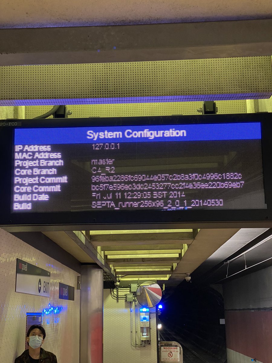 thenawazkhan's tweet image. Snapped this yesterday, SFMTA is running on localhost and looks like they’ve not shipped code since 2014 😱🤯 No wonder the service is 💩 
#SanFrancisco #codinghorror