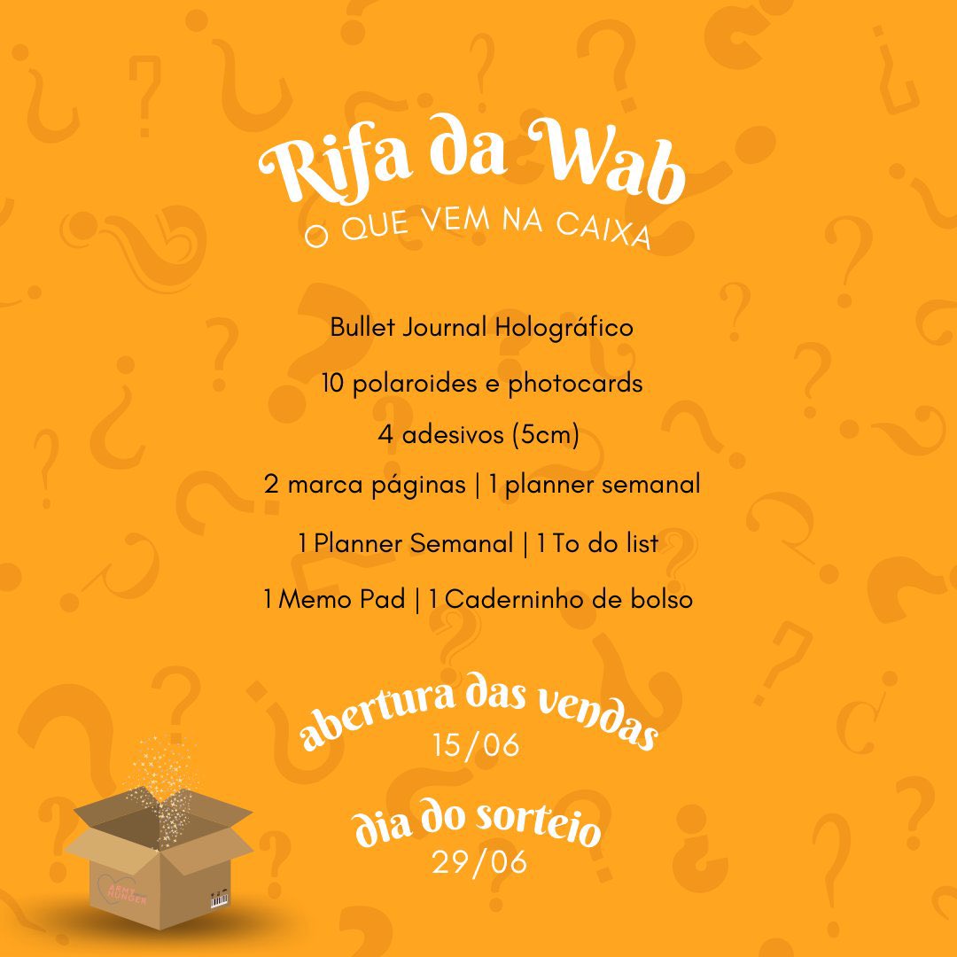 PortalMinYoongi's tweet image. &amp;lt;ARMYs CONTRA FOME&amp;gt;

Para ajudar a arrecadar fundos em prol da campanha #BasicToSave, a fanbase @WABRAZIL está administrando uma rifa no valor de R$3,50 valendo um BOX SURPRESA. 

Chame eles na DM e garanta já a SUA. Assim, você doa e ainda concorre a prêmios!