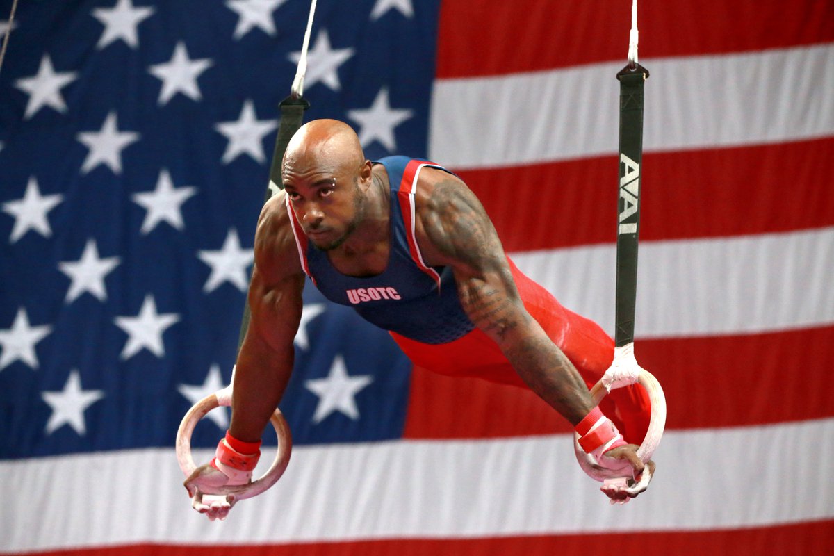 andscape's tweet image. Donnell Whittenburg is the only Black man competing in the @usagym trials for a chance to make it to the Tokyo Olympics. 

Whittenburg is a 2x World bronze medalist from Baltimore, MD.

@d_whittenburg 💪🏾 #GymTrials21 I #TokyoOlympics
