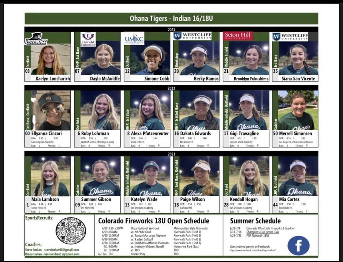 ExplosionIndian's tweet photo. Exciting week ahead for these girls. @TCSFastpitch @COSparkFire #PlayTCS #COSparkFire #TCSFastpitch https://t.co/TUVEgY6HCq