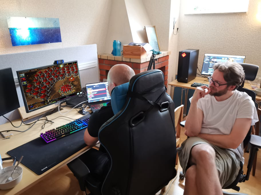 Starshaped forcing Knoff to watch the replay of his latest ladder game...