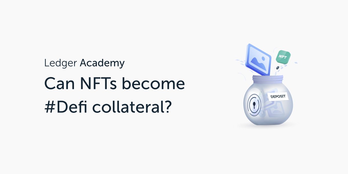 In traditional finance, collateral = land, art, a car.

But do #NFTs stand a chance in being the #Defi version of collateral?

Read more: bit.ly/3xMDwHb