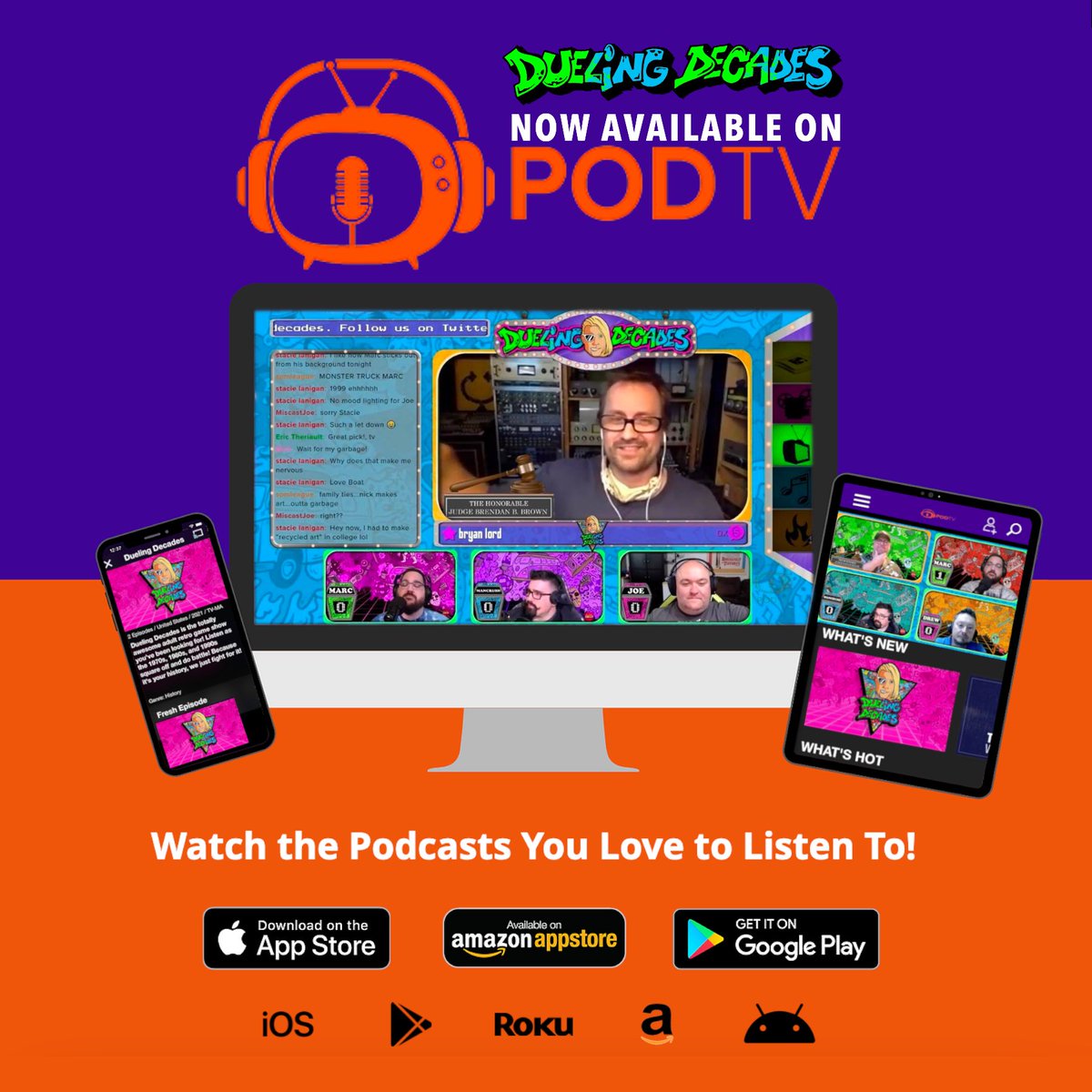 We were just signed to be on the new @watchpodtv app! Watch full episodes of our show on PodTV! They provide a free streaming experience for you to watch new episodes of our show!

Available everywhere including Apple, Android, Amazon, &amp; Roku, download PodTV today!
#PodernFamily