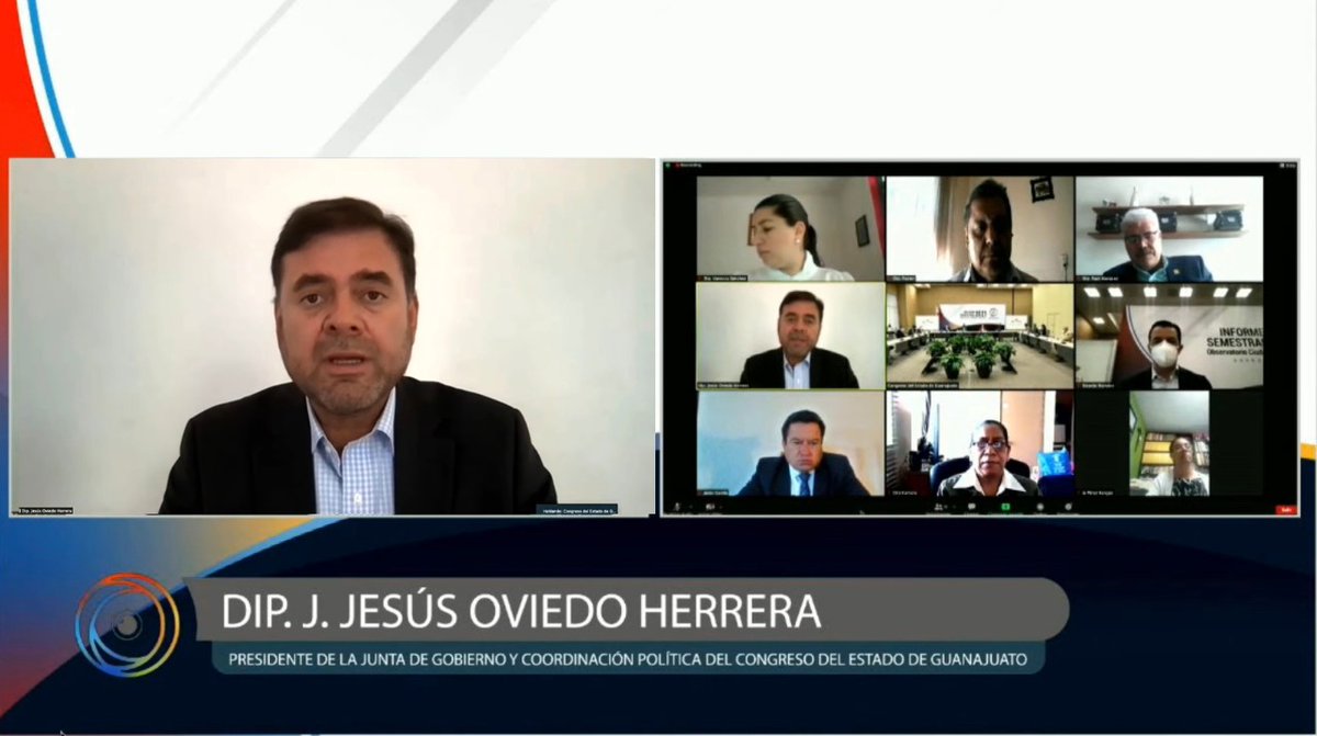 OCLGTO's tweet photo. #InformeSemestralOCL 📄🔍 | El Dip. @JesusOviedoH mencionó que esta Legislatura desde su inicio tuvo el propósito de realizar una reingeniería legislativa; hacer uso de la tecnología, así como de mecanismos que les permitieran estar a la vanguardia y más cerca de la ciudadanía. https://t.co/zmlhV1Miff