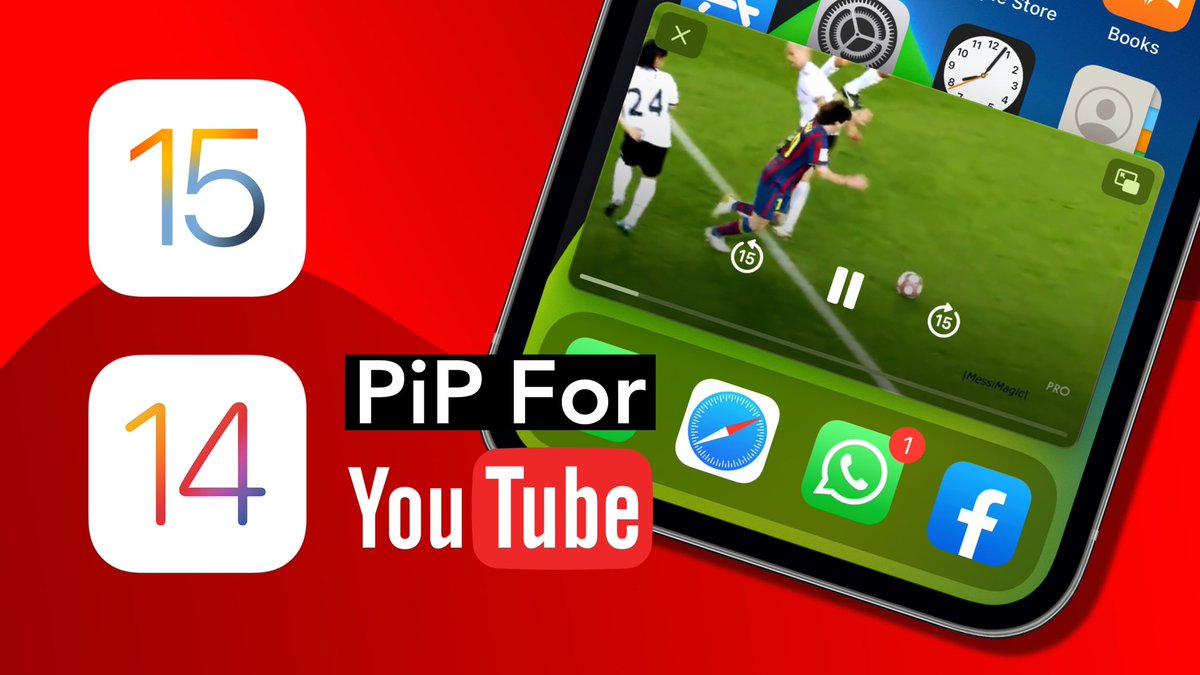 360_apple's tweet photo. How To Enable Picture In Picture For YouTube On iOS 15 &amp; iOS 14 https://t.co/wKkic92xFV 🔥🔥😎

#Apple #iphone #ios15 #iOS15beta2 #youtube #technology #tech https://t.co/t3317zNgSM