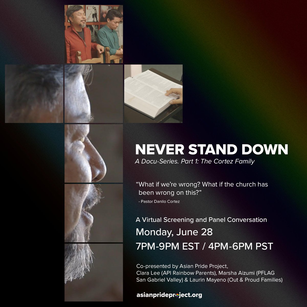 We only have a small number of tickets left for Monday! Please reserve a ticket to secure your spot for the screening of Never Stand Down!

Reserve your Ticket Here: neverstanddown.eventbrite.com