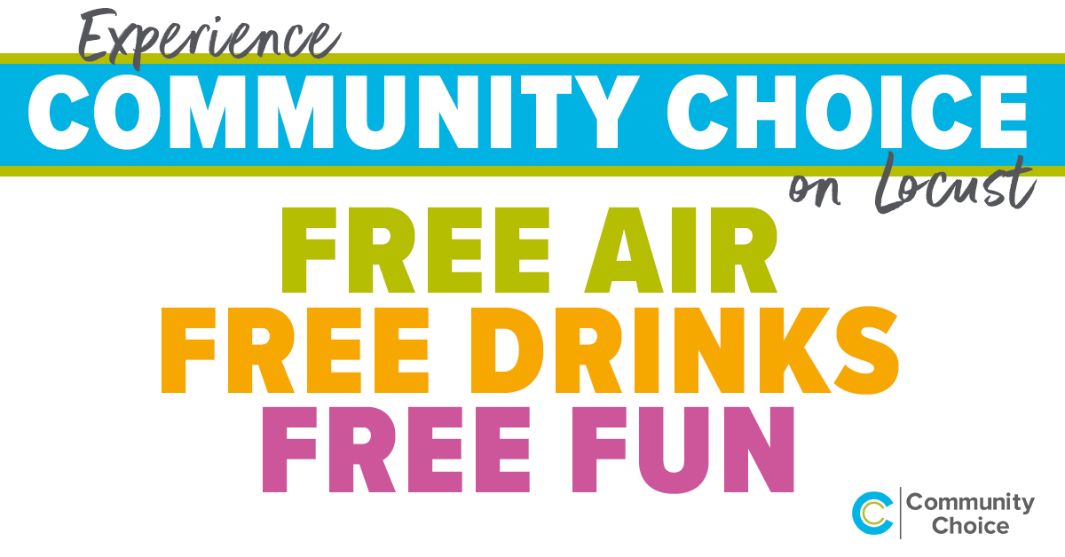 UnbankWithUs's tweet photo. Experience Community Choice on Locust over this hot weekend ๐
Experience:
FREE A/C โ๏ธ
FREE DRINKS ๐ฅค
FREE FUN ๐ฒ
A CHANCE TO WIN A TESLA ๐
All this and more can be found at 1408 Locust Street on Friday and Saturday!
#UNbankforgood #1408Locust https://t.co/tPjnXb6Zr6