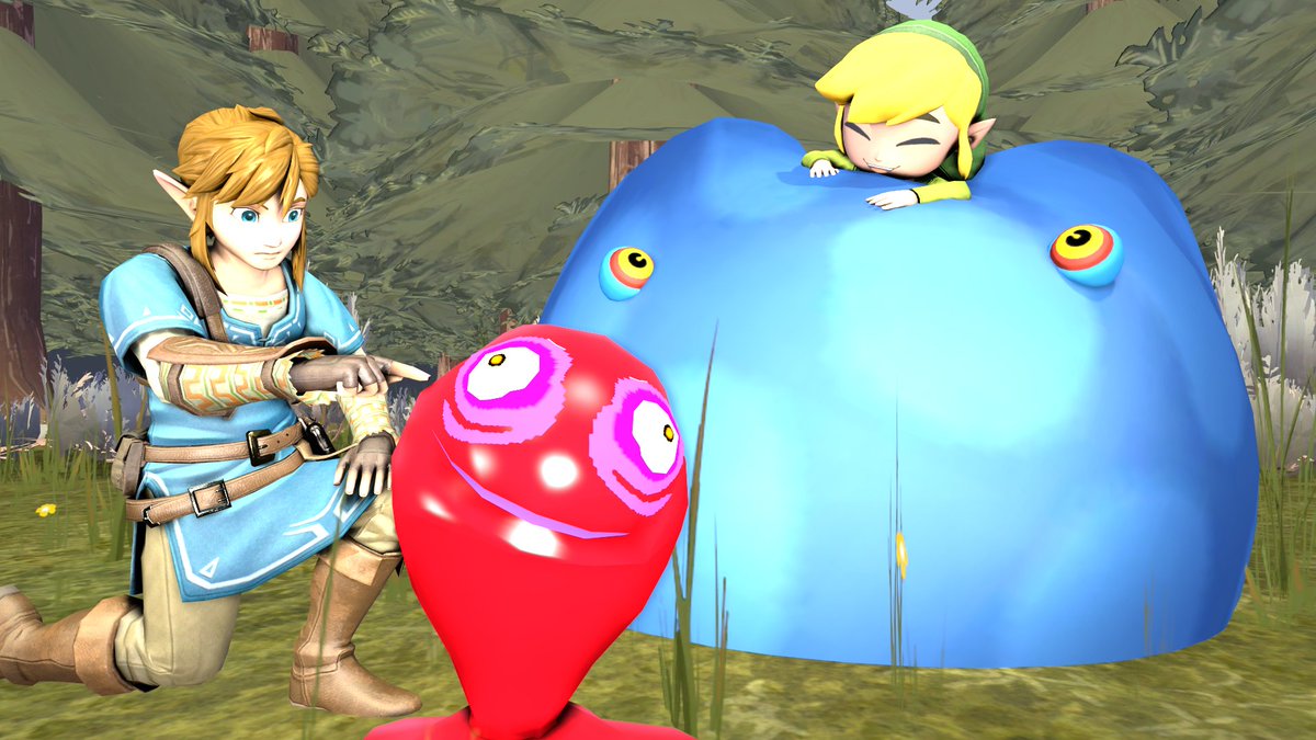 RoaxesChao's tweet photo. ChuChu trade! #link #toonlink #adultlink #chuchu #zelda #legendofzelda #tloz #SFM #sourcefilmmaker https://t.co/kXput5FR4y