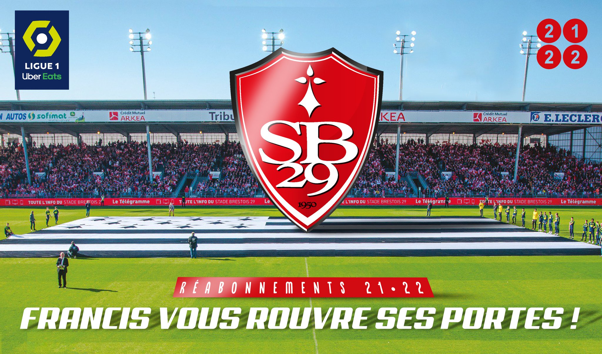 Stade Brestois 29 On Twitter Avis Aux Abonne E S Du Stade Brestois Francis Vous Rouvre Ses Portes Lancement De La Campagne De Reabonnements Pour La Saison 2021 2022 Https T Co 9bc5ptv00f Https T Co Utlbeonf10 [ 1207 x 2047 Pixel ]