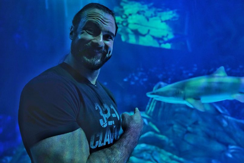 Drew (@dmcintyrewwe) on Twitter photo Ready to watch @LukeTipple and I swim with sharks at the <a href="/GeorgiaAquarium/">Georgia Aquarium</a>? My new <a href="/SharkWeek/">Shark Week</a> show, Shark Rumble, is streaming on <a href="/discoveryplus/">discovery+</a> starting July 11! #SharkWeek Ready to watch @LukeTipple and I swim with sharks at the <a href="/GeorgiaAquarium/">Georgia Aquarium</a>? My new <a href="/SharkWeek/">Shark Week</a> show, Shark Rumble, is streaming on <a href="/discoveryplus/">discovery+</a> starting July 11! #SharkWeek