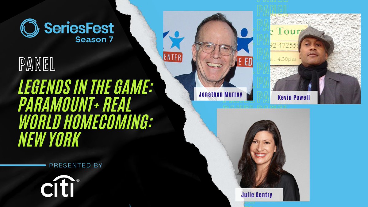 SeriesFest's tweet photo. Almost 30 years ago @RealWorldMTV debuted on @MTV, + now @Paramount+ has reunited 7 of the original roommates for an iconic new season. Join @kevin_powell, #JulieGentry + #JonathanMurray for a look at the 6 ep series which took audiences down memory lane > https://t.co/r3YeWLHrAW https://t.co/awAzLgkRiB