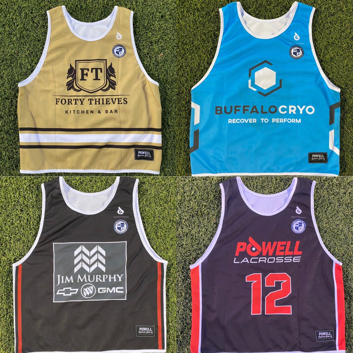 powelllacrosse's tweet photo. The uniforms for @BuffaloCupLax turned out 🔥 

We're proud to be the uniform provider and a team sponsor of the oldest Men's league in Buffalo, NY. Can't wait to see who will raise the Buffalo Cup at the end of the summer 🏆 #explorethefield https://t.co/1Tdx2x4Xma