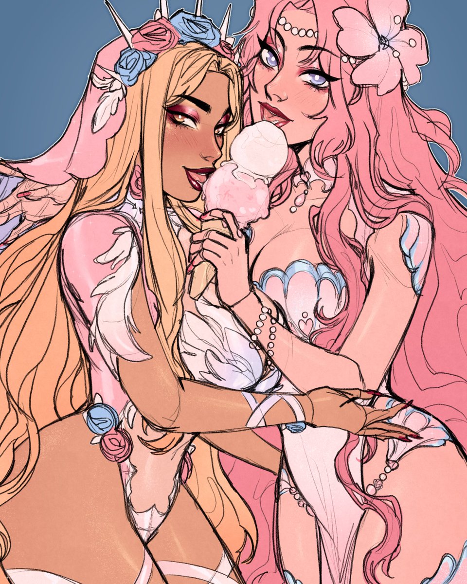 sketch commission for <a href="/mermaidere/">🍉 haliantha. ❀</a> 🍦💙