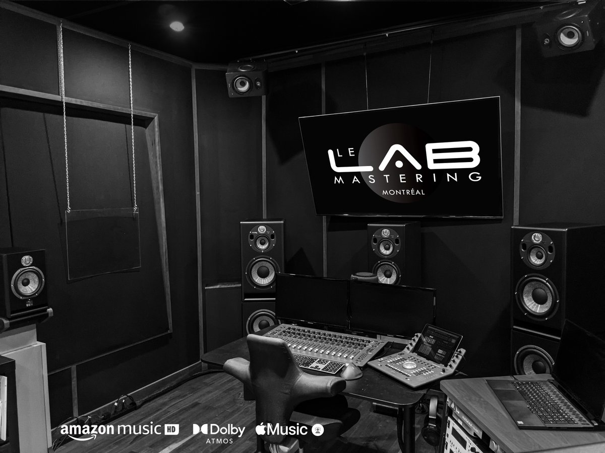 Le Lab Mastering is ready and equipped to produce high-quality Masters For Dolby Atmos and Apple Spatial Audio via our Dolby Atmos Music mastering suite.

#MasteringStudio #LeLab