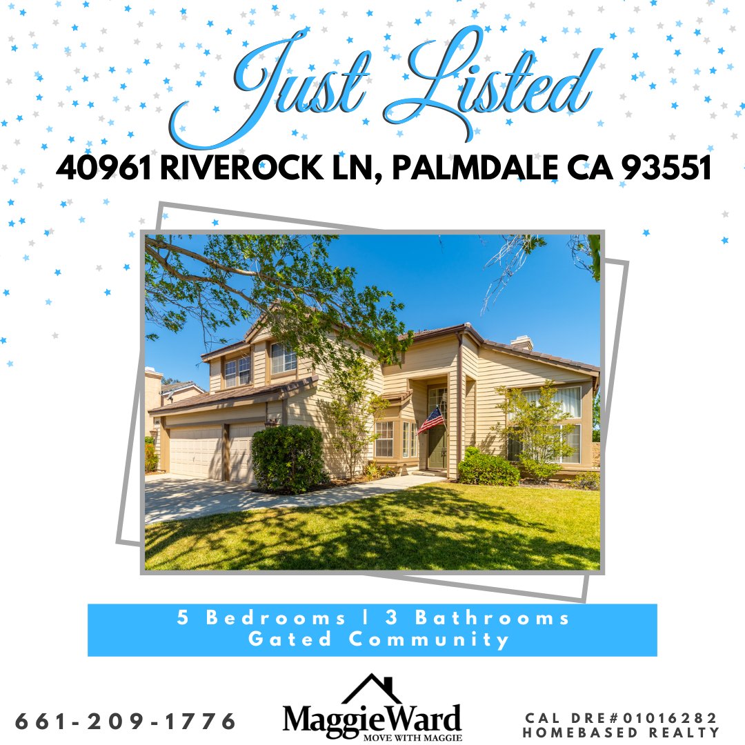 WardRealtor's tweet image. New listing in the StoneGate gated community!
bit.ly/3gVGqnp

Contact me to schedule your showing 📲 661-209-1776

#HomeBasedRealty #MaggieWardRealty #MoveWithMaggie #YourAVHomeValues