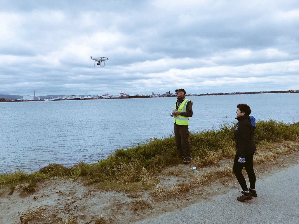 DCUWater's tweet image. .@DCUWater not meaning to Drone 😃 on about bathing water monitoring - the water looked well today - we took an aerial view 🚡Lots of swimmers as usual 🏊‍♀️🏊‍♂️🏊‍♂️🏊‍♂️ #LoveWater #swimability @loveclontarf_ie @DCU @JohnGormley @rte @siliconrepublic @hegarty_susan @muirtheimhne