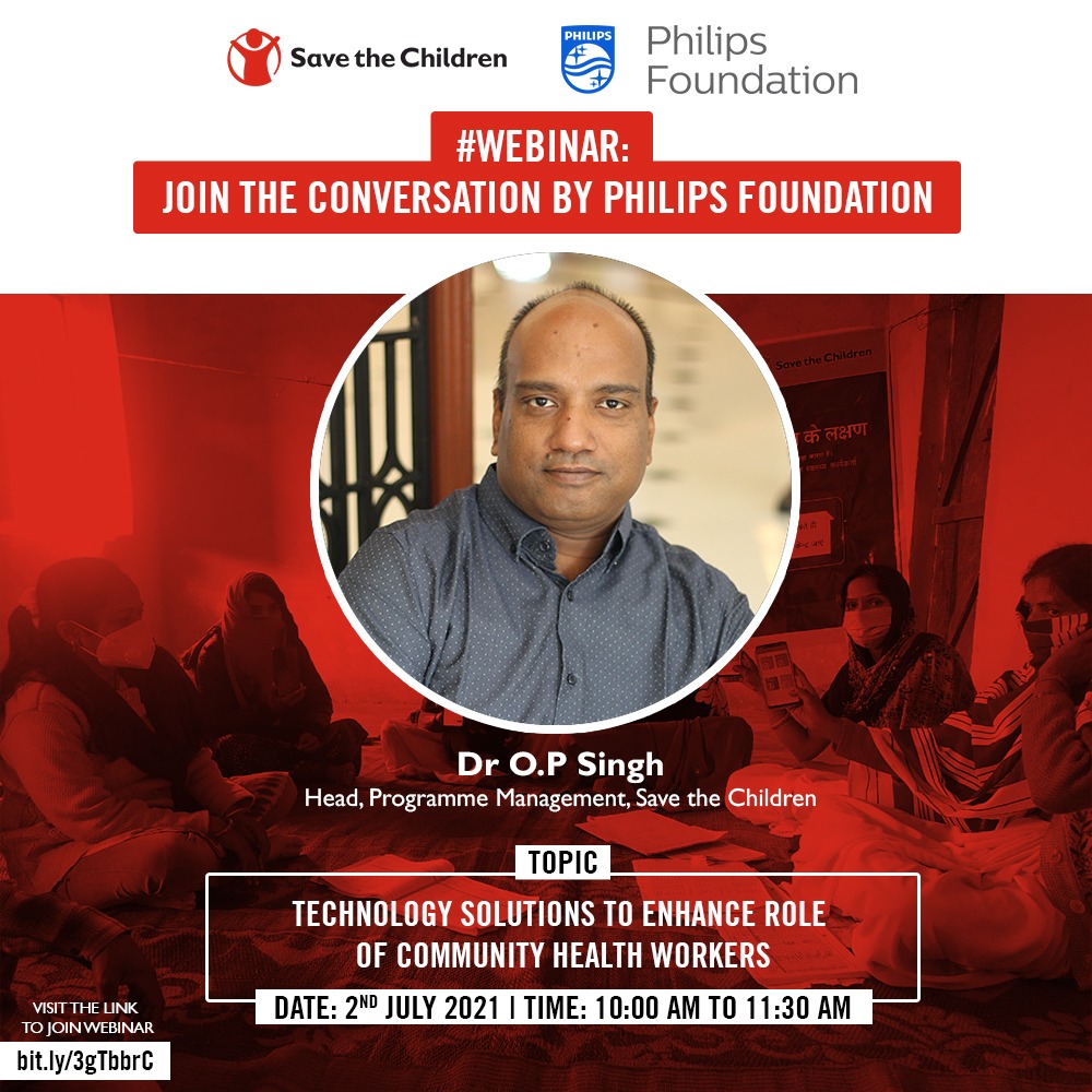 balrakshabharat's tweet photo. Our Head of Program Implementation (Health and Nutrition), Dr. OP Singh, will speak about the results and lessons learned in the project so far. We hope you will be able to attend. For more information and registration, visit https://t.co/coIPYjLXtp
#PhilipsFoundation #webinar https://t.co/R4m1nitzU3