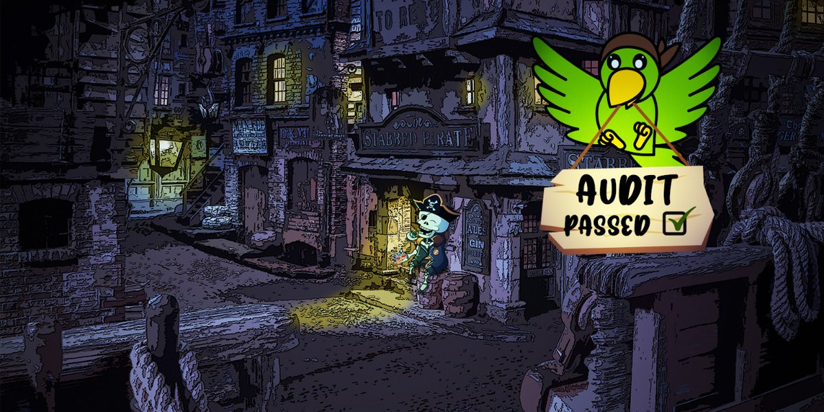 Arghh.. A little birdy just told me that we passed the Audit by Solidproof.✔️

🏴‍☠️Check out the link below for the audit: github.com/solidproof/sma… #Audited #ERC20 #cyrpto #cryptocurrency