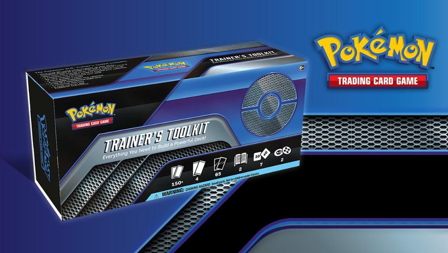 Pokemon TCG Trainers Toolkit Box 65 Sleeves 4 Booster Pack Training Card Game 