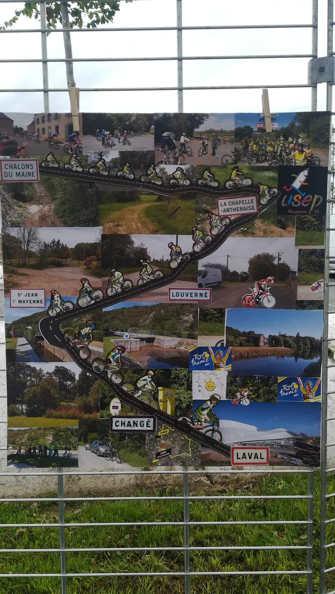 360 élèves ont participé au P'tit Tour USEP, l'occasion de remettre officiellement les attestations du ''SRAV''.Dans 5 jours ce seront les cyclistes professionnels qui emprunteront cette ligne d'arrivée à l'occasion du CLM du TDF
<a href="/usepnationale/">USEP nationale</a>
<a href="/lamayenne/">La Mayenne, le Département</a>
<a href="/TourdeFrance21/">Tour de France 2021</a>
<a href="/CDOS53/">CDOS 53</a>