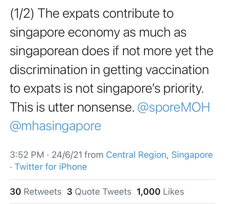 I would have a lot more sympathy if expats didn’t make their frankly crass appeals with “we got $$.” In fact, I’d argue that my migrant worker brethrens in overcrowded dormitories need it more than all of us, even if it’s just so they can finally leave their dorms