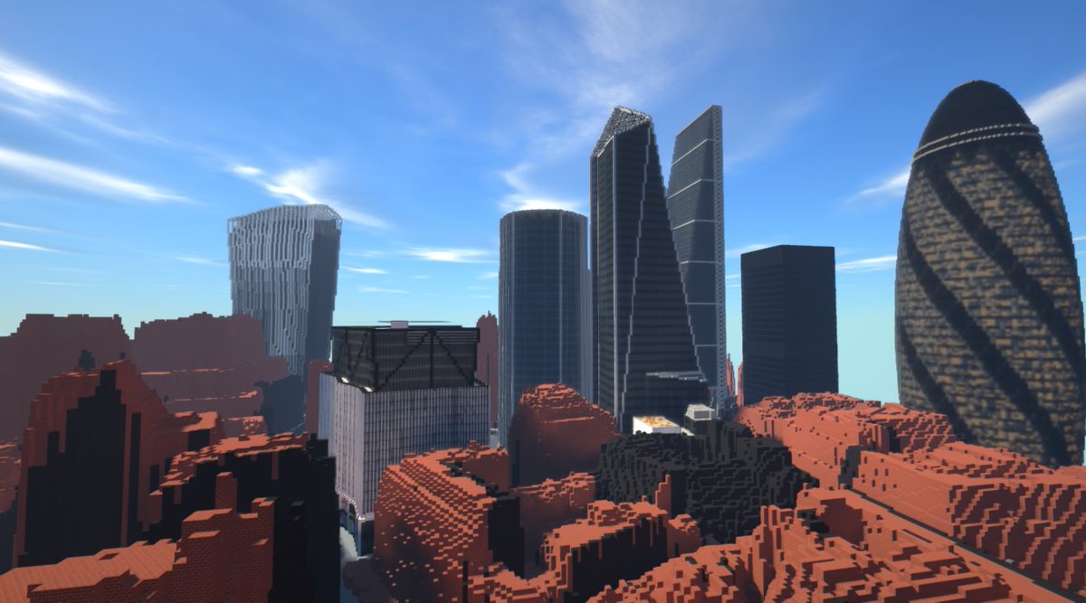 _London_Project's tweet image. The #london skyline is coming together! #Minecraft